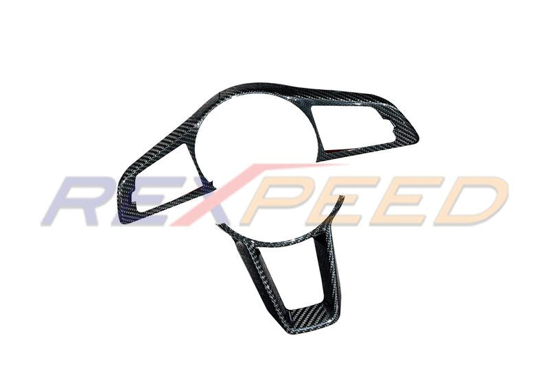 Rexpeed Dry Carbon Steering Wheel Cover for Nissan 400Z