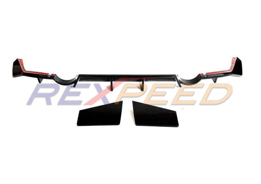 Rexpeed 400Z Dry Carbon Diffuser + Rear Bumper Decals