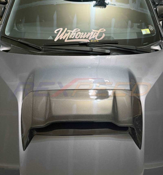 Rexpeed V2 Carbon Fiber Hood Scoop Matte for Subaru WRX