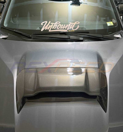 Rexpeed V2 Carbon Fiber Hood Scoop Matte for Subaru WRX