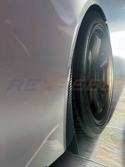 Rexpeed Supra GR Dry Carbon Rock Guards 4pcs Matte