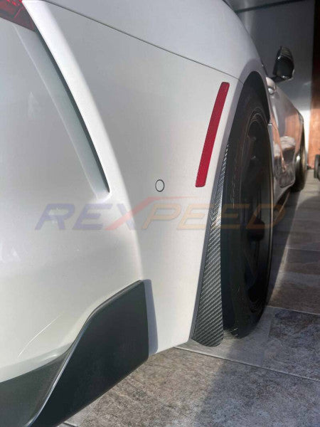 Rexpeed Supra GR Dry Carbon Rock Guards 4pcs Matte