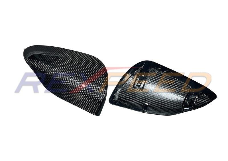 Rexpeed 2022+ WRX Dry Carbon Mirror Cover Full Replacements for Subaru