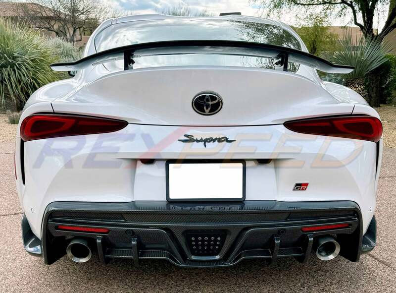 Rexpeed Carbon Fiber Rear Bumper Diffuser for Toyota Supra