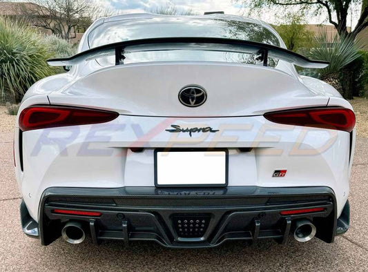 Rexpeed Carbon Fiber Rear Bumper Diffuser for Toyota Supra