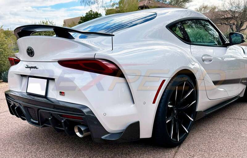 Rexpeed Carbon Fiber Rear Bumper Diffuser for Toyota Supra