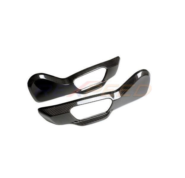 Rexpeed Supra GR Dry Carbon Seat Adjustment Panel Covers Matte