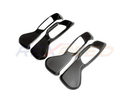 Rexpeed Supra GR Dry Carbon Seat Adjustment Panel Covers Matte