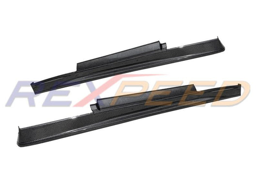 Rexpeed V3 Carbon Fiber Side Skirt Extensions for Nissan GT-R