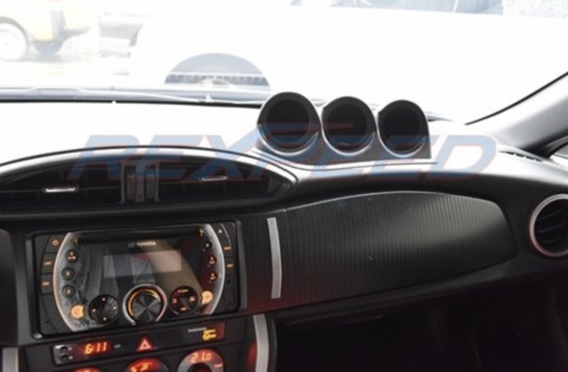 Rexpeed Triple Dash Gauge Pod for Subaru BRZ / Toyota GT86