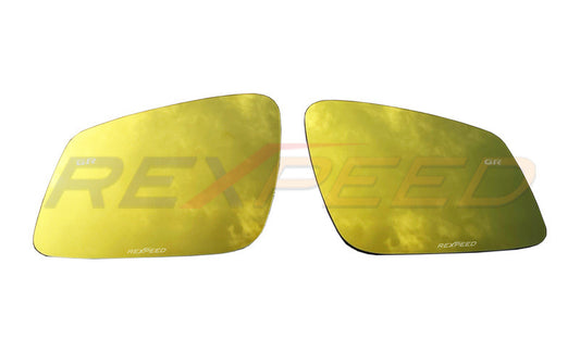 Rexpeed Supra GR Polarized Yellow Mirrors w/ Blind Spot for Toyota Sup