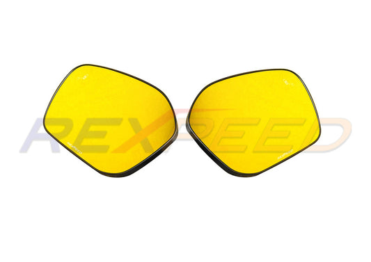 Rexpeed Honda Civic 11th Polarized Yellow Mirrors w/ Heated + Blind Spot Monitoring Options