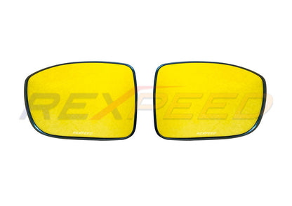 Rexpeed Polarized Gold Wing Mirrors Heated Nissan GT-R R35