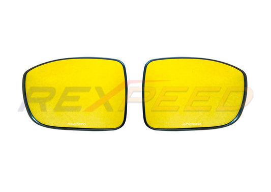 Rexpeed Polarized Gold Wing Mirrors Heated Nissan GT-R R35
