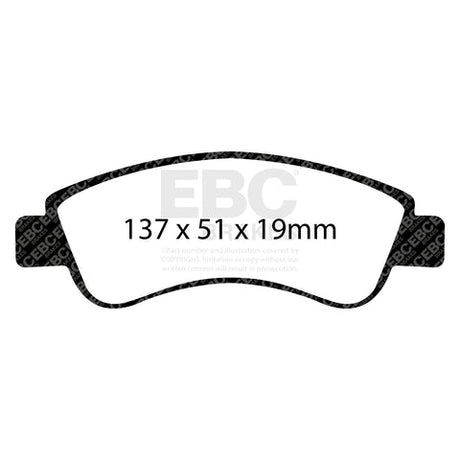 EBC Brakes Pad and Disc Kit (PDKF460) Image 2