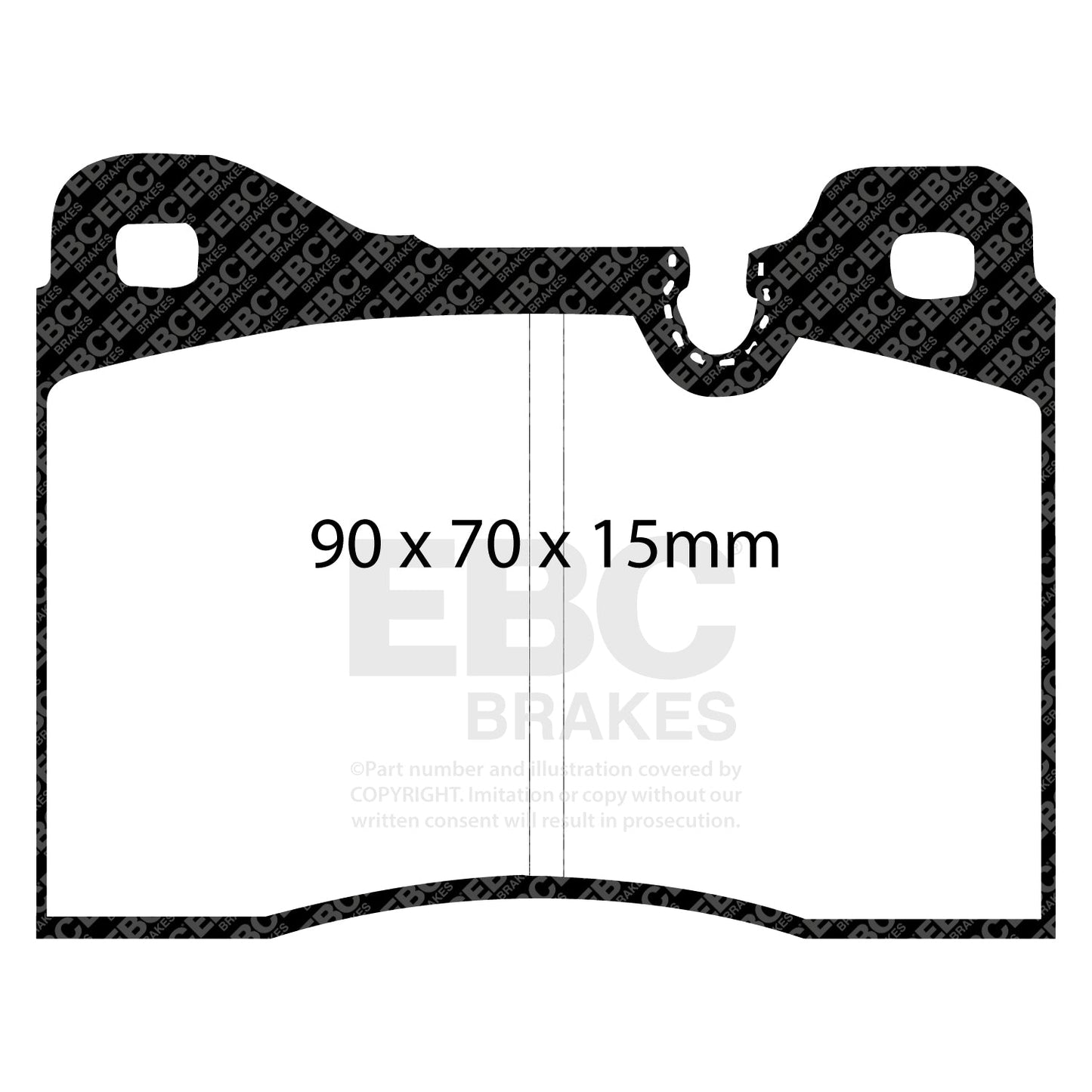 EBC Brakes Pad and Disc Kit (PDKF220) Image 2