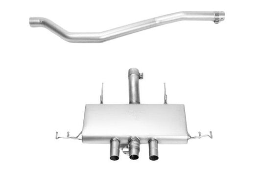 GPF-Back Exhaust System for HONDA Civic Type-R FL5 Front Section + Sport Exhaust | 3x 100mm Titanium Black Tips + Standard Tip