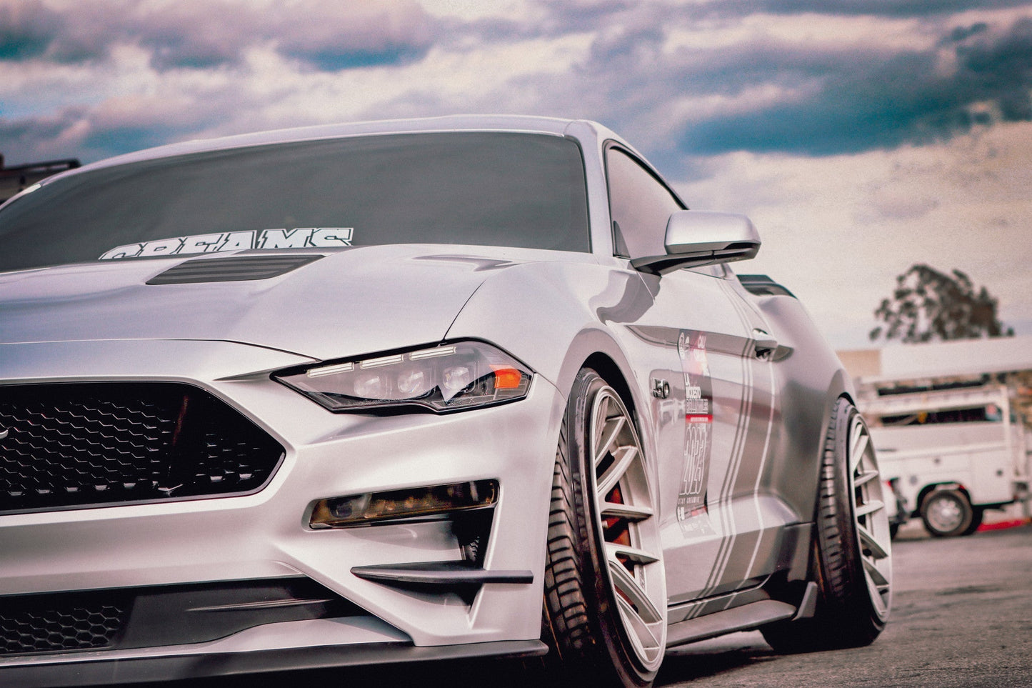 18-23 Ford Mustang MK II NOVA-Series LED Projector Headlights Alpha-Black | AlphaRex