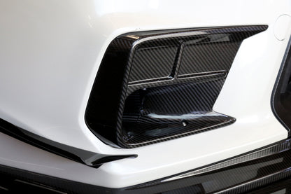 APR Carbon Fibre Front Bumper Canards for Subaru WRX STI 2018-2021 - image 4