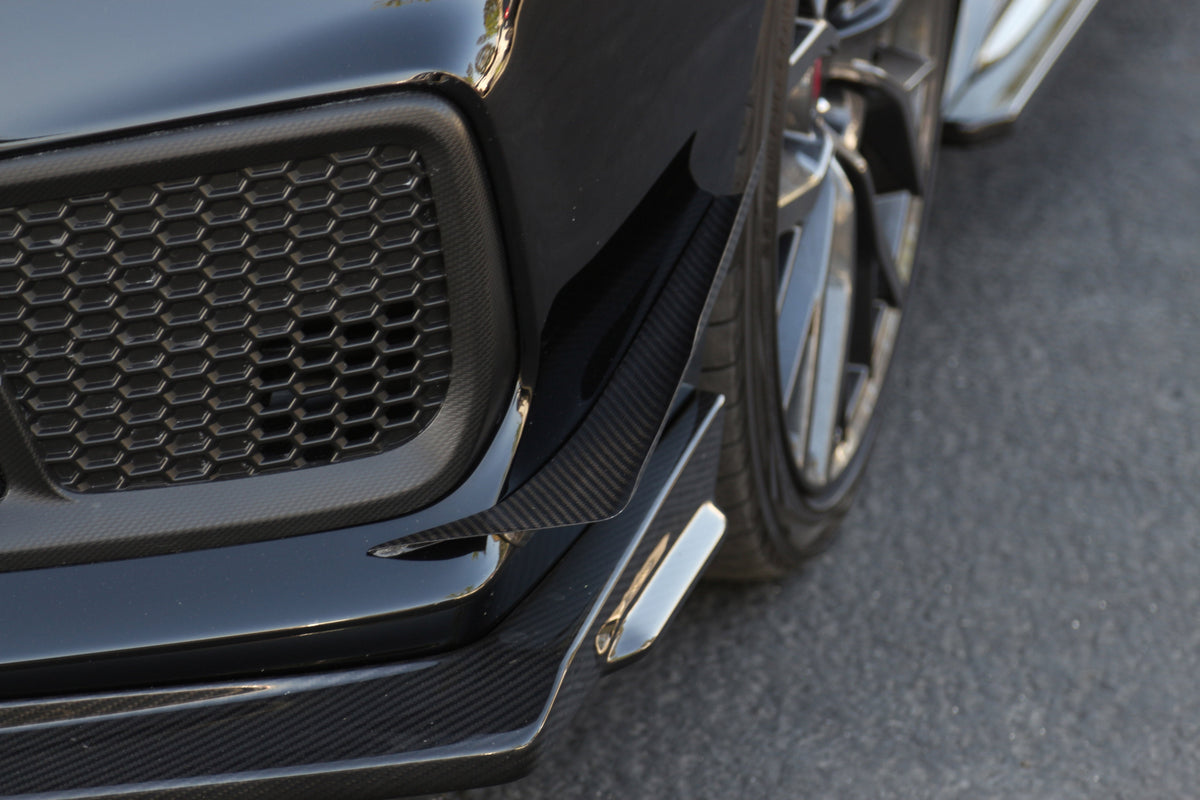 APR Carbon Fibre Front Bumper Canards for Subaru WRX STI 2018-2021 - image 6