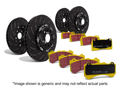 EBC Pad + 2 Piece Disc Kit P2DK055Y Full Car Image 1