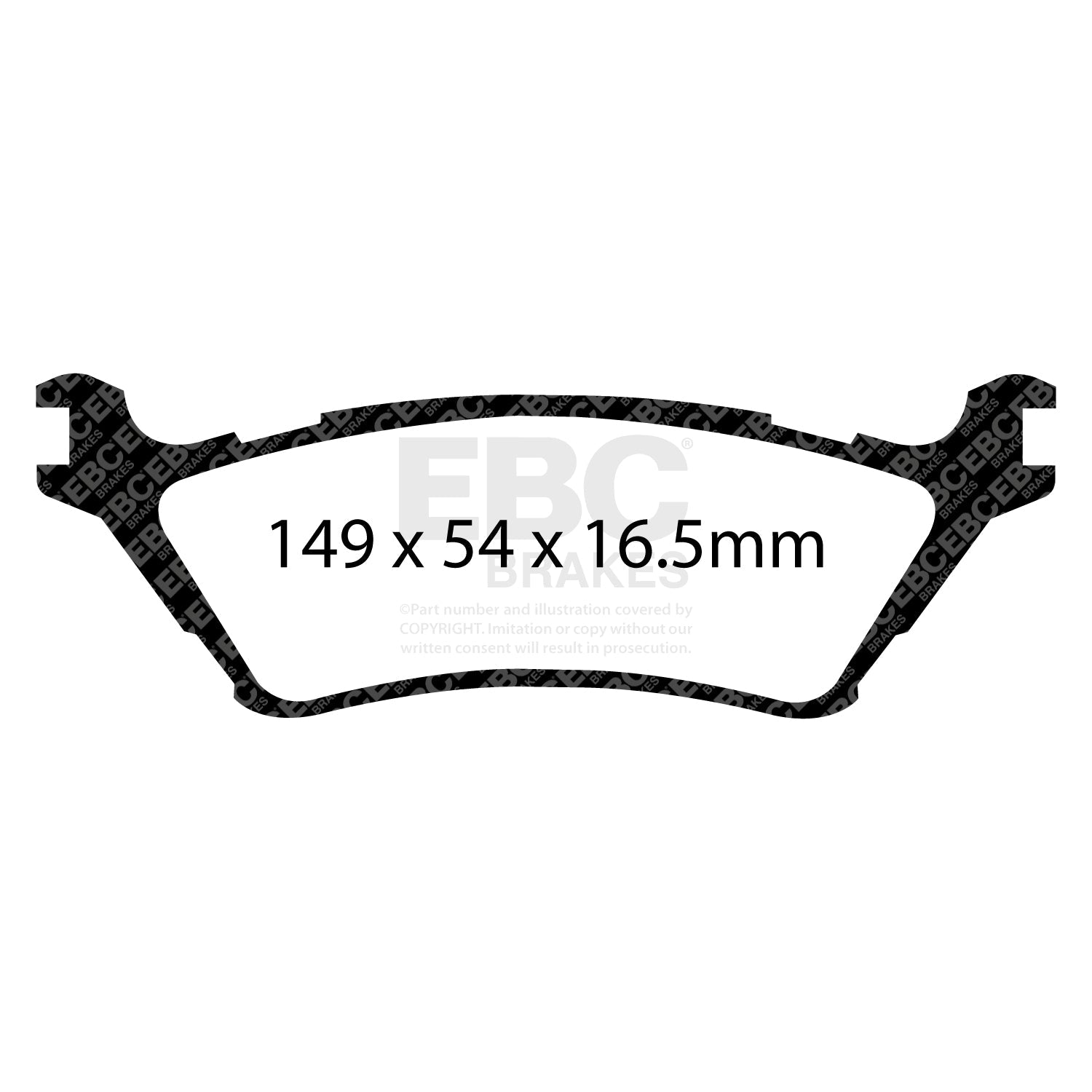 EBC Brakes Pad and Disc Full vehicle Kit (PD40K2204) Image 2