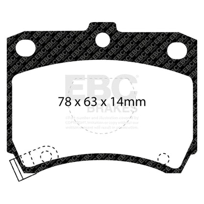 EBC Brakes Pad and Disc Kit (PDKF1020) Image 3