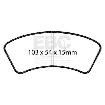 EBC Ultimax OE Replacement Brake Pad Set (DP640) Image 2