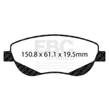 EBC Ultimax OE Replacement Brake Pad Set (DPX2026) Image 3