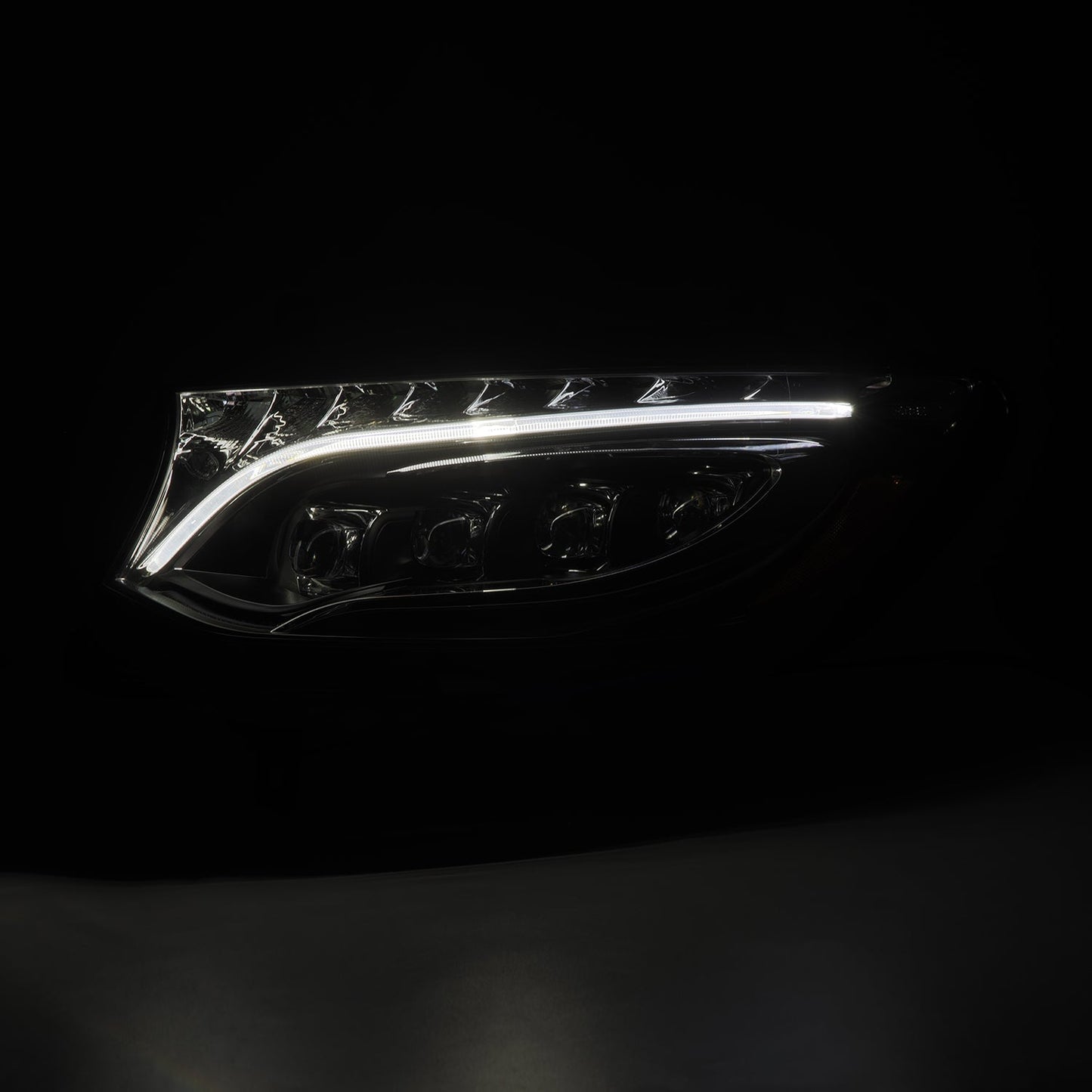 19-25 Mercedes-Benz Sprinter NOVA-Series LED Projector Headlights Black | AlphaRex