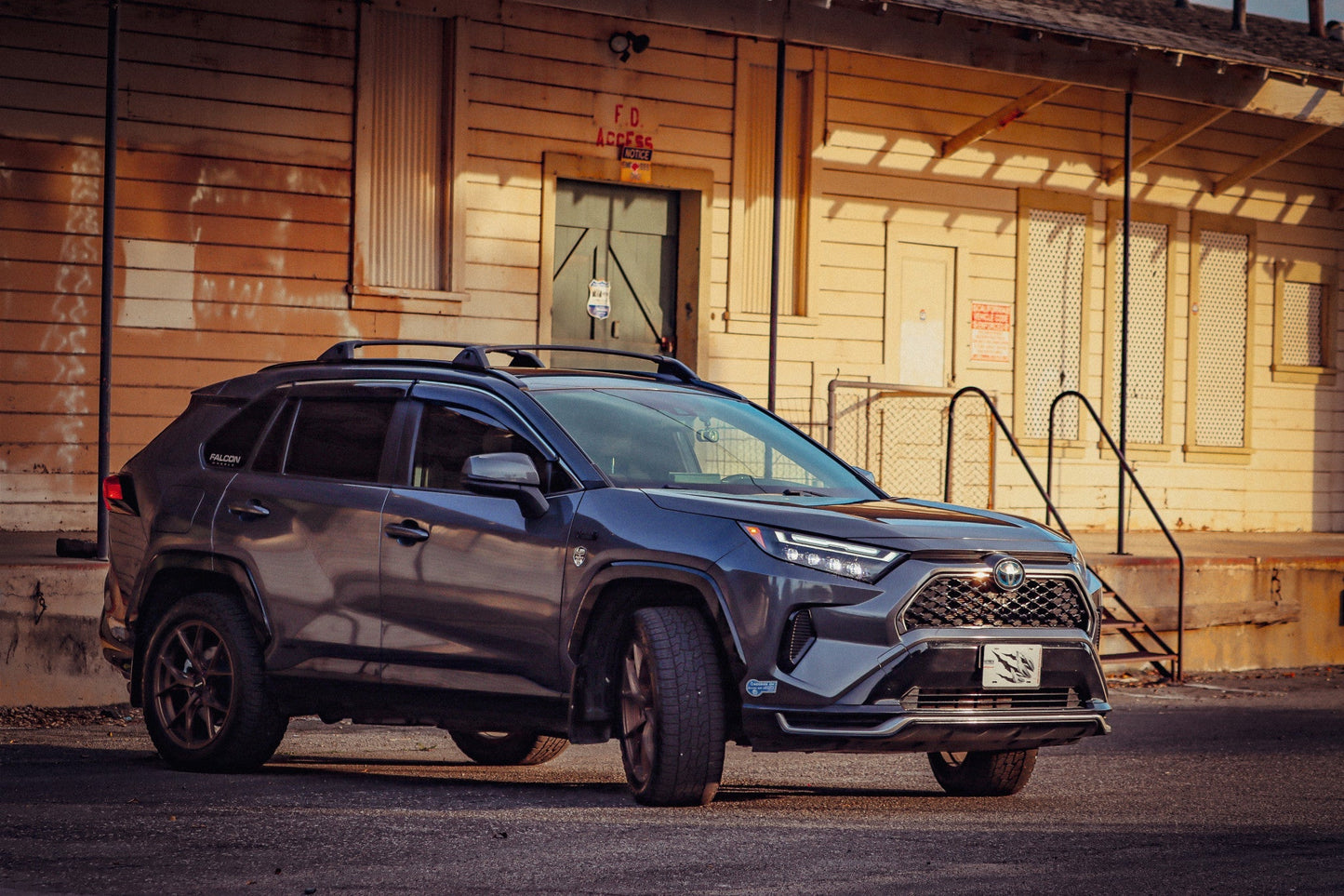 19-25 Toyota RAV4 (High Trim) NOVA-Series LED Projector Headlights Alpha-Black | AlphaRex