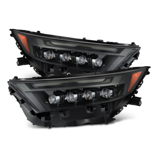 19-25 Toyota RAV4 (High Trim) NOVA-Series LED Projector Headlights Alpha-Black | AlphaRex