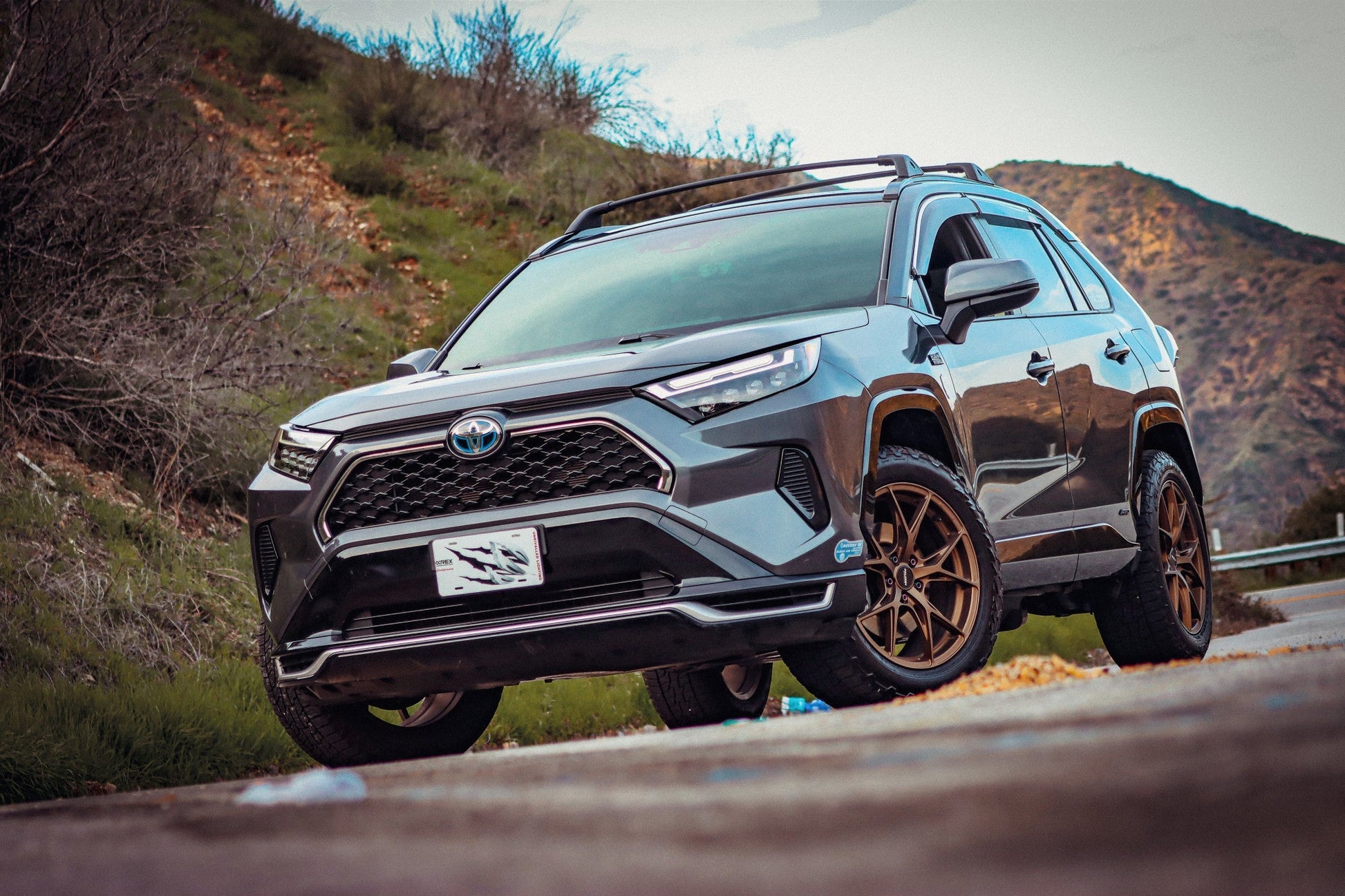 19-25 Toyota RAV4 (High Trim) NOVA-Series LED Projector Headlights Black | AlphaRex