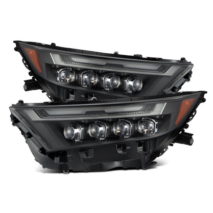 19-25 Toyota RAV4 (Low Trim) NOVA-Series LED Projector Headlights Black | AlphaRex