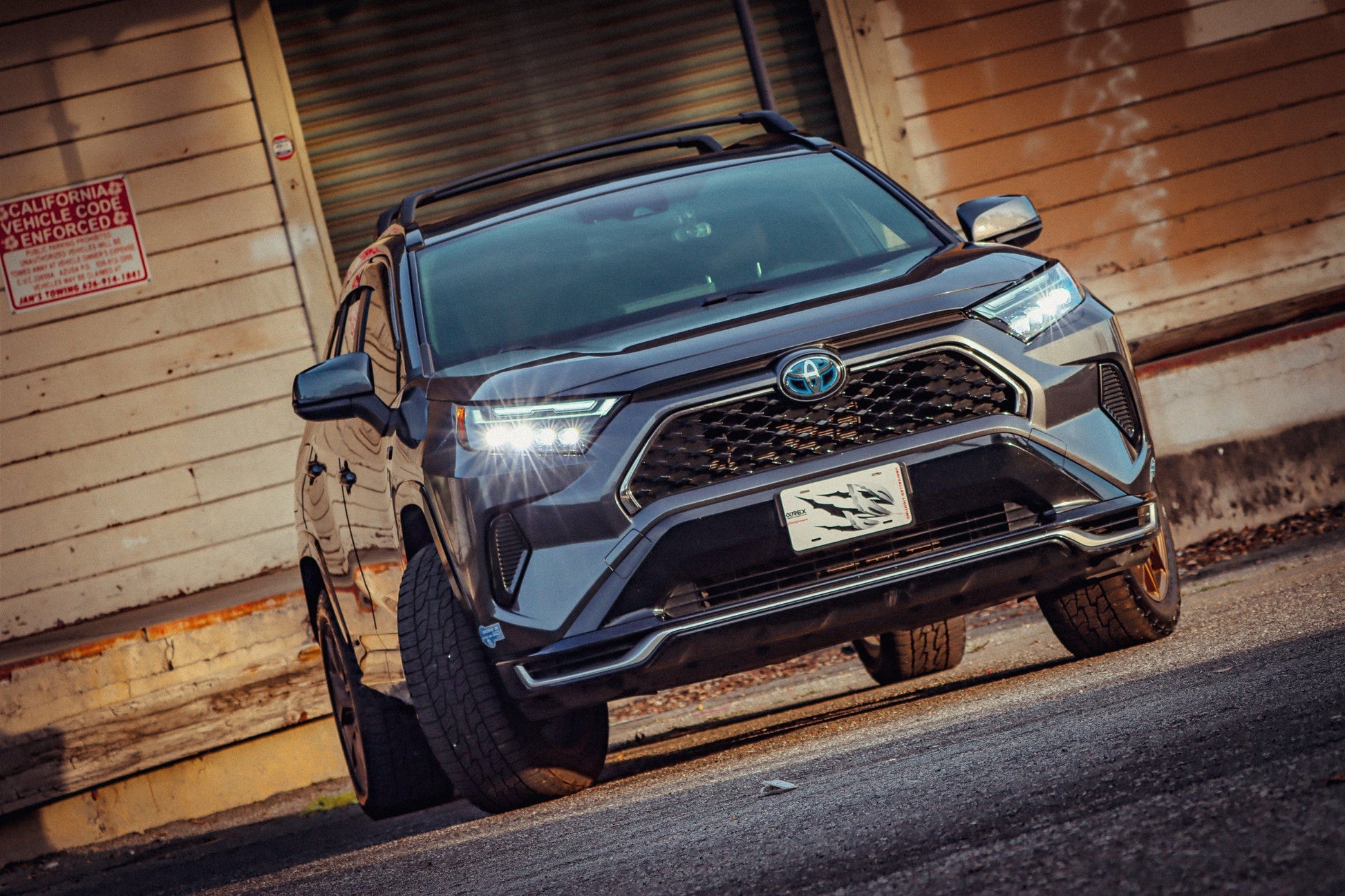 19-25 Toyota RAV4 (Low Trim) NOVA-Series LED Projector Headlights Black | AlphaRex