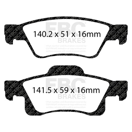 EBC Brakes Pad and Disc Kit (PDKR1131) Image 1