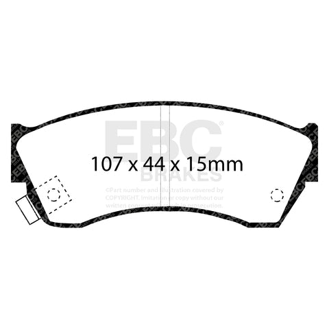 EBC Brakes Pad and Disc Kit (PDKF1832) Image 3