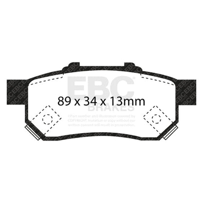 EBC Brakes Pad and Disc Full vehicle Kit (PD40K845) Image 2