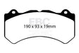 EBC RPX Track pads for Alcon  RC6    (DP81983RPX) Front Image 1