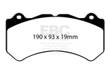 EBC RPX Track pads for Alcon  RC6    (DP81983RPX) Front Image 1