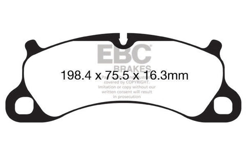 EBC Racing RP-1 Track and Race Brake Pads (DP82144RP1) Image 1