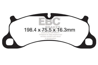 EBC Racing RP-X Track and Race Brake Pads (DP82144RPX) Image 2