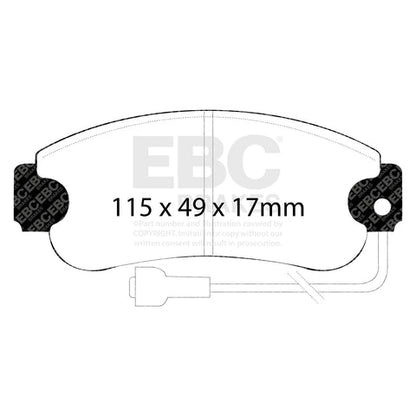 EBC Brakes Pad and Disc Kit (PDKF1793)