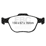 EBC Brakes Pad and Disc Kit (PDKF801) Image 2