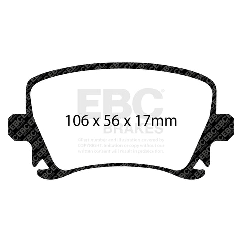EBC Brakes Pad and Disc Full vehicle Kit (PD40K1727)