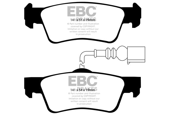 EBC Brakes Pad and Disc Full vehicle Kit (PD40K1926) Image 1