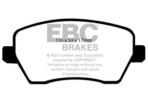 EBC Brakes Pad  and  Disc Kit (PD01KF1080) Image 1