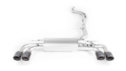Axle-Back / Cat-Back System for BMW M550i xDrive Racing | 4x 102mm Chrome Straight Cut Tips