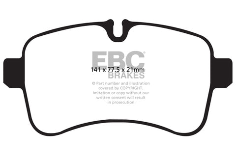 EBC Ultimax OE Replacement Brake Pad Set (DP1979) Image 2