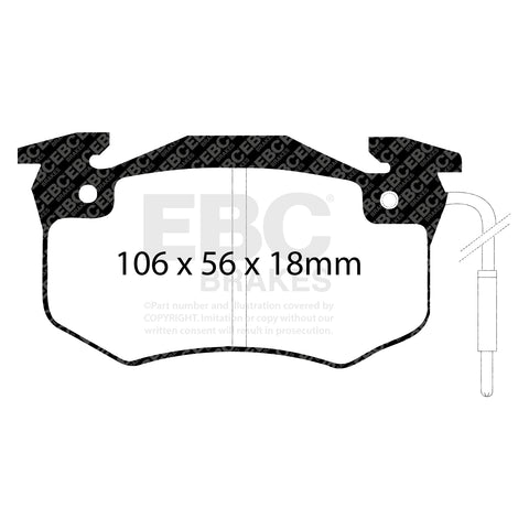 EBC Brakes Pad and Disc Kit (PDKF1711)